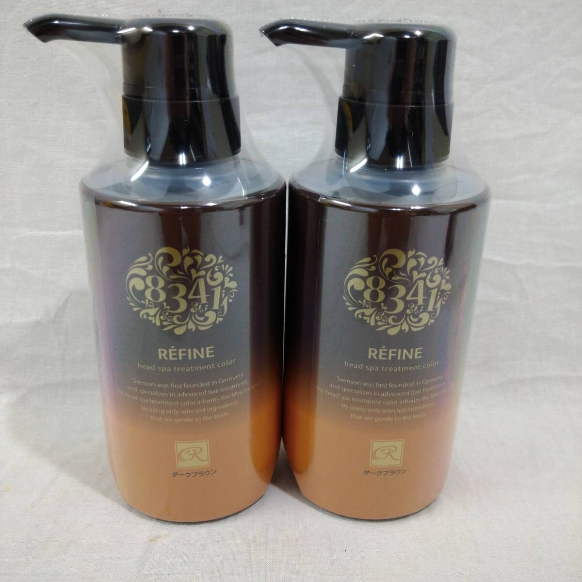 【未開(kāi)封】REFINE レフィーネ ヘッドスパトリートメントカラー ダークブラウン 2點(diǎn)セット【美容 ヘアケア 染毛料 頭皮マッサージクリーム】