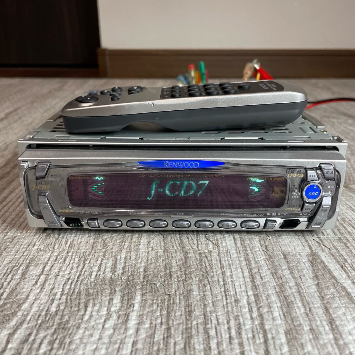 ケンウッド 1DIN CDレシーバー f-CD7 カーオーディオ AM FM ケンウッド 1DIN CDレシーバー f-CD7 カーオーディオ AM FM
