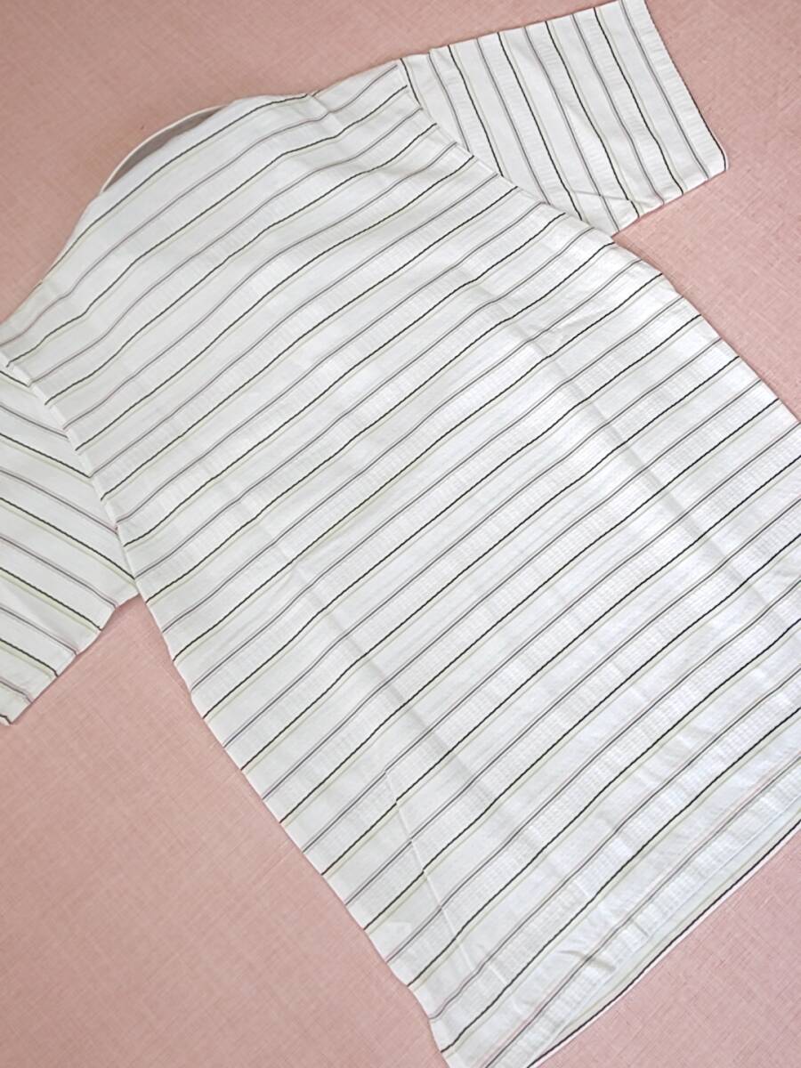 BON GIOVANEbonjo spring новый товар SALE 60%OFF сверхнизкая цена бесплатная доставка рубашка-поло с коротким рукавом M размер свободно глаз хлопок 60% поли 40% карман есть Golf 24237