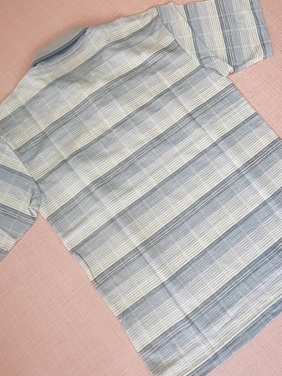 BON GIOVANE ボンジョバネ 新品 SALE 60%OFF 超特価 送料無(wú)料 半袖 ポロシャツ Sサイズ ゆったり 麻100% ポケット付き ゴルフ 日本制 86615