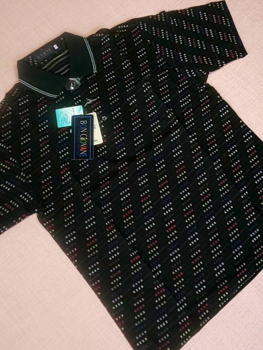 BON GIOVANE ボンジョバネ 新品 SALE 60%OFF 超特価 送料無料 半袖 ポロシャツ Sサイズ ゆったり 綿100% ポケット付き ゴルフ 日本制 56521