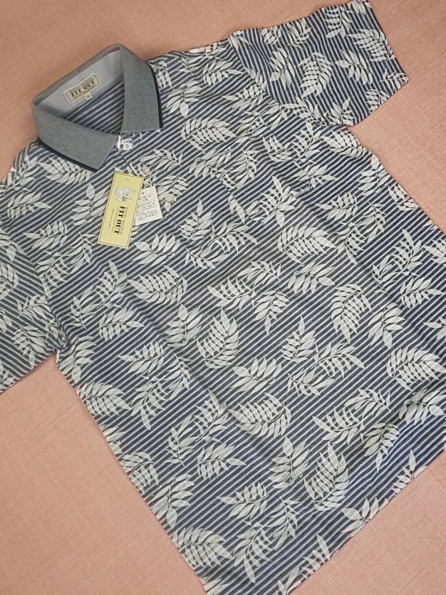 FIT OUT フィットアウト 新品 SALE 60%OFF 超特価 送料無(wú)料 半袖 ポロシャツ LLサイズ ゆったり目 綿70%ポリ30% ポケット付 ゴルフ 248820