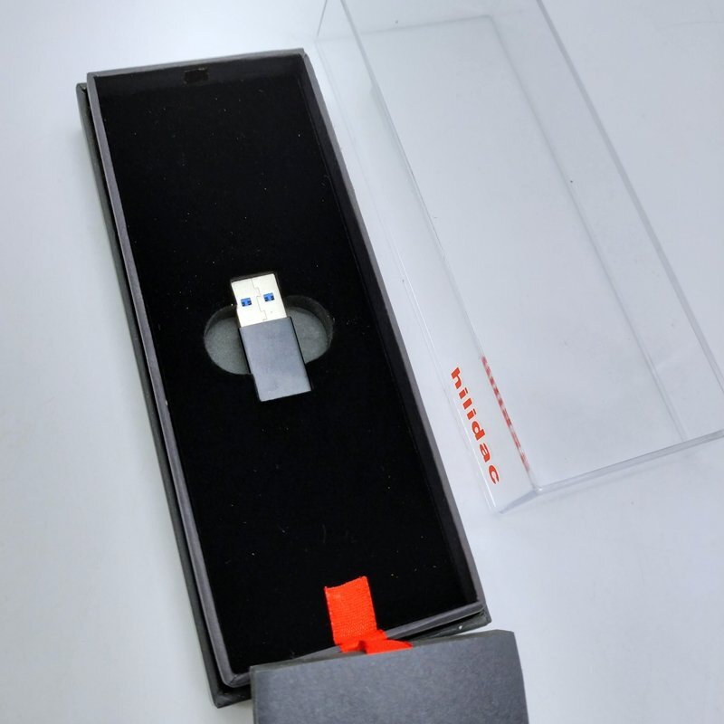  внешний вид хорошая вещь [ кейс * аксессуары иметь ]HiliDAC Atom Pro портативный USB DAC/AMPpota Anne простой подтверждение рабочего состояния OK детали брать для [ утиль ]#25A-068