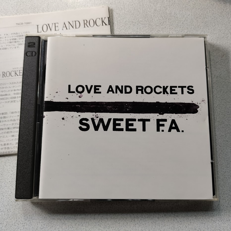 【2CD】 Love And Rockets / Sweet F.A. + The Glittering Darkness 日本盤