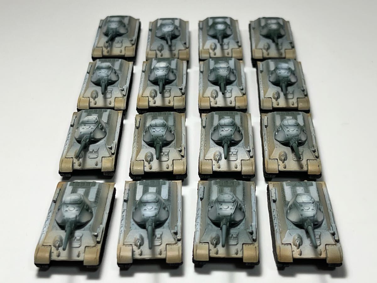 1/144 TAKARA タカラ 海洋堂 WTM ワールドタンク ミュージアム 第3弾 ロシア T34/76 戦車 冬季迷彩 ×12_画像3