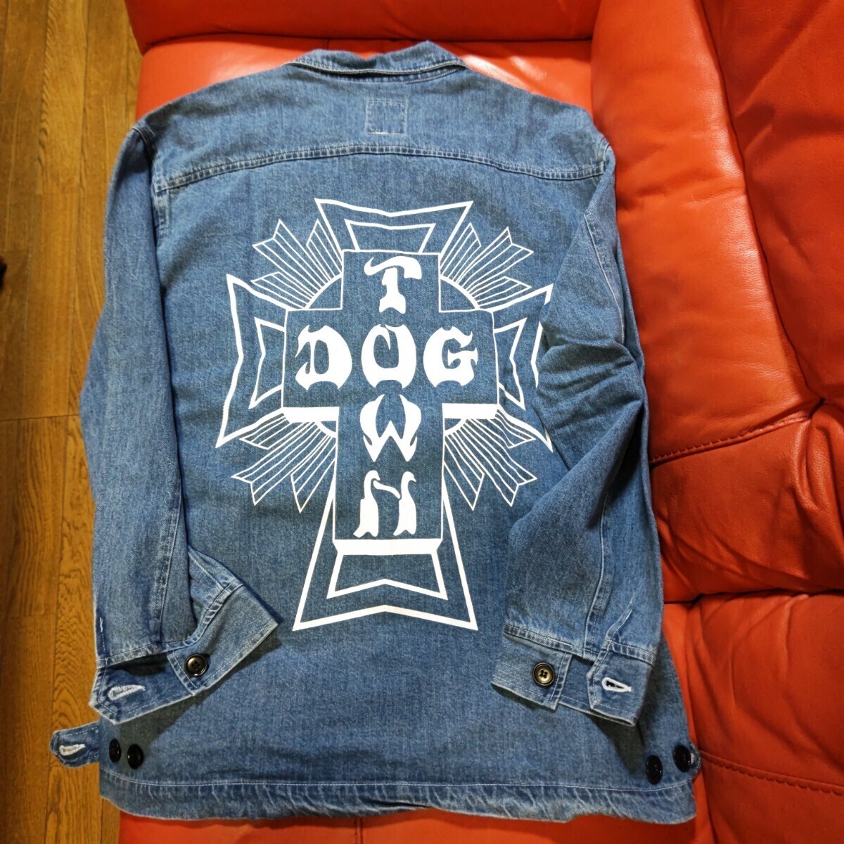 DOGTOWN ドッグタウン デニム ジャケット コーチ ジャケット DOGTOWN ドッグタウン デニム ジャケット コーチ ジャケット