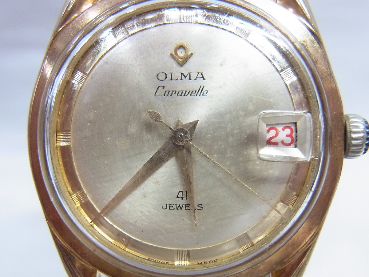 1円～【稼働】OLMA オルマ カラベル Caravellle 41石 Cal.1706