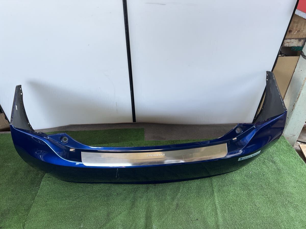 R6140 トヨタプリウス30プリウスZVW30純正リアバンパーカーラー番号8T5青
