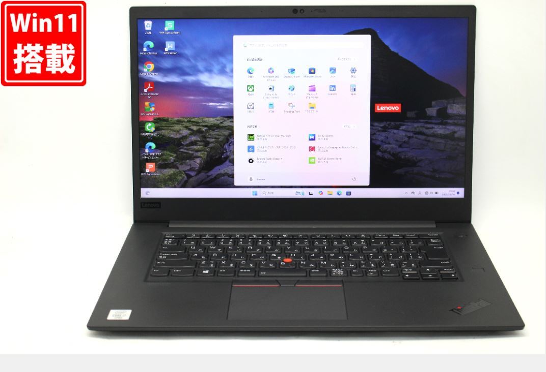 中古良品 フルHD15.6型 Lenovo ThinkPad P1Gen3 Win11 i7-10850H 64GB NVMe1TB NVIDIA Quadro T2000 with Max-Q Design Wi-Fi6 Office1829v
