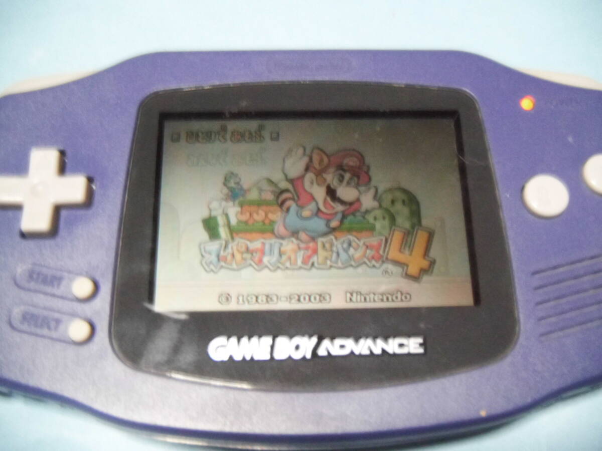 【 送料無(wú)料 】▼GBA 箱?説明書(shū)付 【スーパーマリオアドバンス4】