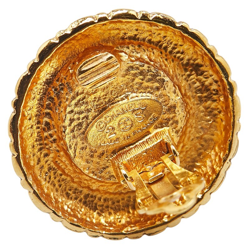 シャネル ヴィンテージ イヤリング ゴールド メッキ フェイクパール レディース CHANEL 【中古】