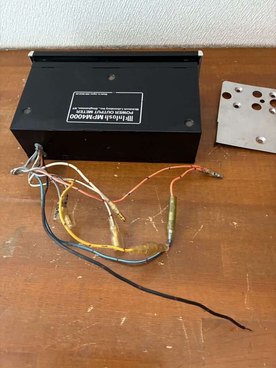 McIntosh マッキントッシュ　MPM4000 パワーアウトプットメーター McIntosh MPM4000 Power Output Meter Old School Working