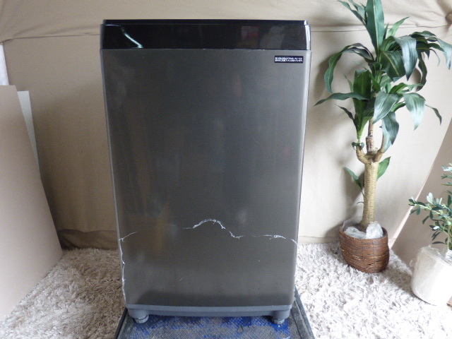 ま577.アイリスオーヤマ 全自動電気洗濯機(jī) IAW-T603BL 6.0ｋｇ ブラック 2021年制 