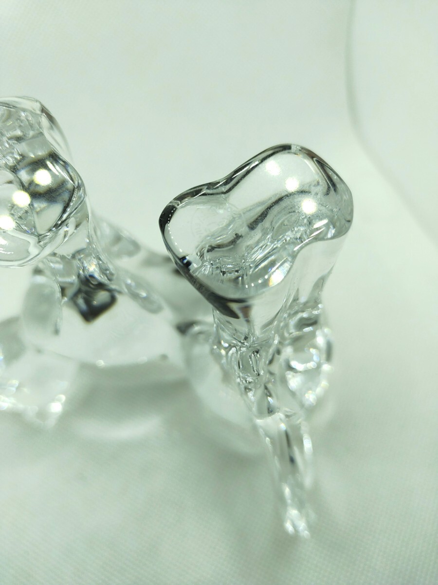 美品 バカラ Baccarat オブジェ インテリア 置物 ラウンドバックキャット クリスタルフィギュア 猫 正規品保証 6S-6500 【完動品】_画像7