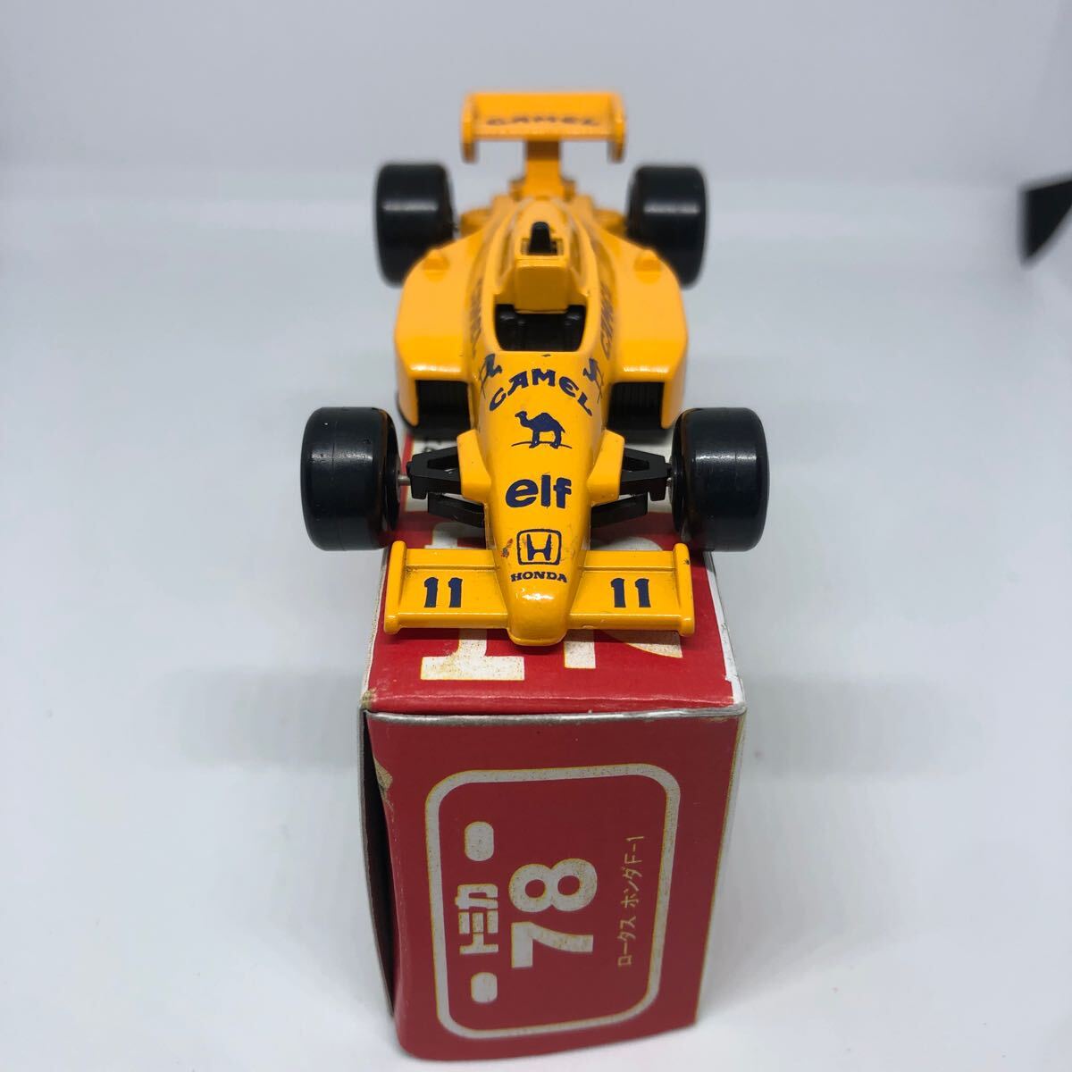 2024年春の ロータス 78 赤箱 日本製 トミカ ホンダ 絶版(乗用車 当時物 F-1 ミニカー