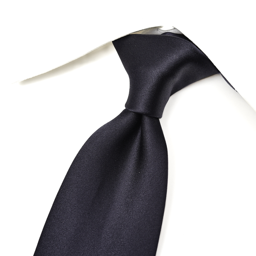 新著 新品 訳あり ジョルジオ アルマーニ GIORGIO ARMANI ネクタイ ソリッドタイ メンズ オールシーズン シルク 100% ネイビー 404564