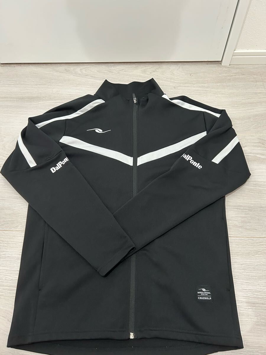 サッカーやフットサルに！ダウポンチdalponteジャージ上下 黒1円から！美品