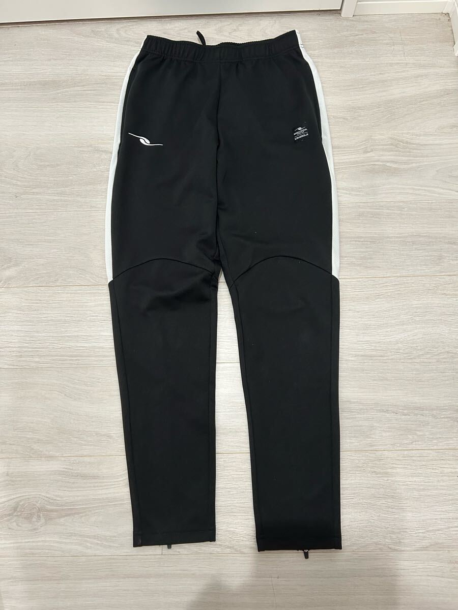 サッカーやフットサルに！ダウポンチdalponteジャージ上下 黒1円から！美品