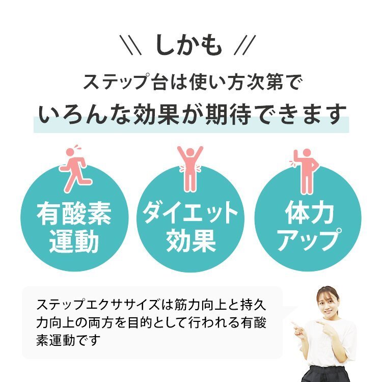 【4段/ブラック】踏み臺 昇降 ステップ臺 トレーニング 有酸素運(yùn)動 室內(nèi) エクササイズ 運(yùn)動 高さ調(diào)整 ステッパー ダイエット 筋トレ