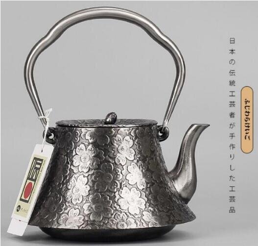 高級感満載！砂鉄 大容量鉄壺 コーティングなし 手作り鉄 やかん