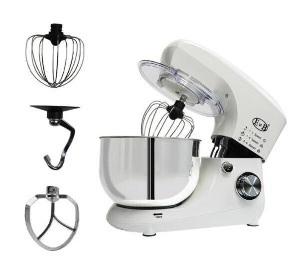 高品質(zhì)★業(yè)務(wù)用ミキサーキプロスター5L、6段階のスピード調(diào)節(jié)機能/卓上型 大容量 5L 生地 混ぜ/こね/泡立て パンこねき機 ステンレス