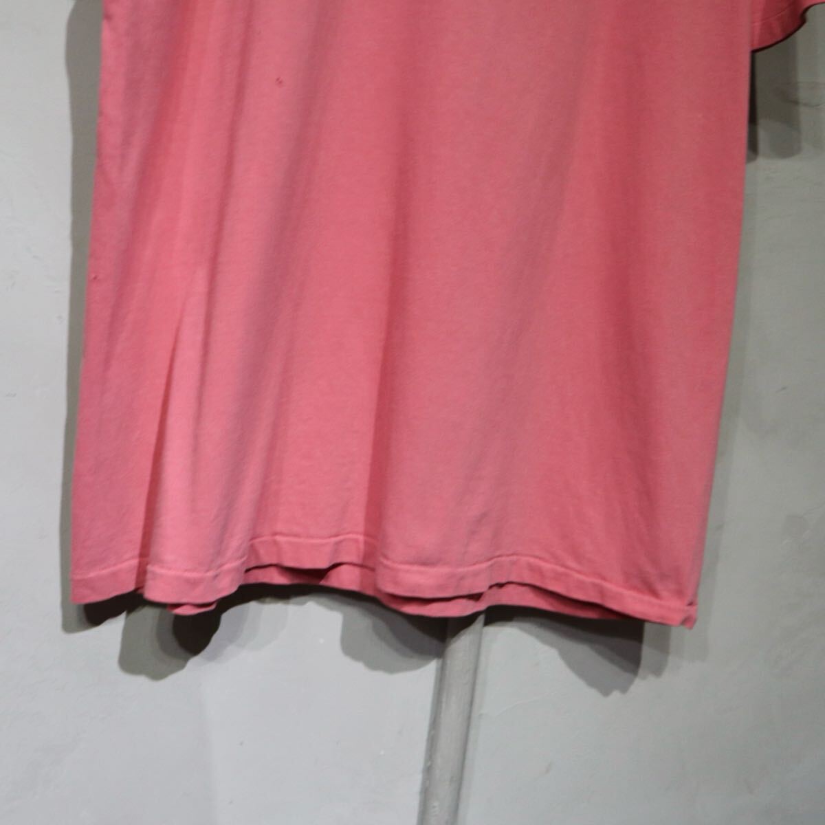 【即決】80s Hanes BEEFY-T ヘインズ ビーフィー Tシャツ ADAY1992 ピンク バックプリント シングルステッチ USA アメリカ製 古着 XL_画像5