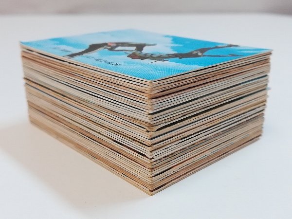 sD716s [當(dāng)時(shí)物] カルビー 仮面ライダー?仮面ライダーV3スナック 戦闘シーンまとめ 計(jì)50枚 ガラガランダ クモライオン 他 | トレカ