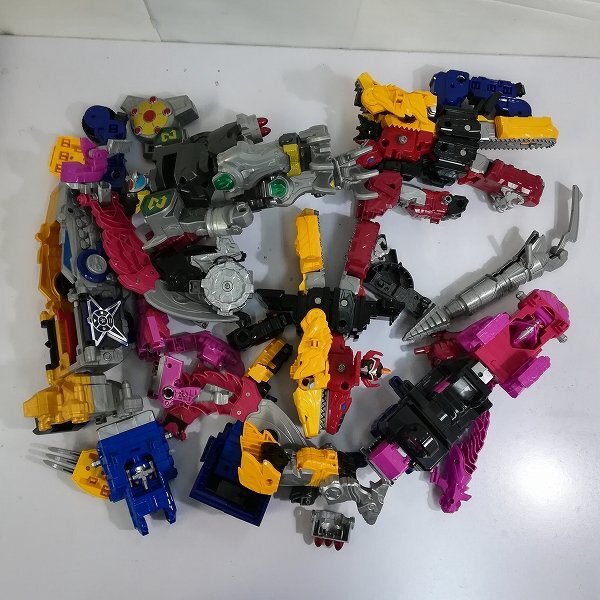 mF591d [大量] バンダイ 戦隊(duì) ロボ なりきり DX ゼンカイオー ジュラガオーン DX キラメイジン 他 | スーパー戦隊(duì) L