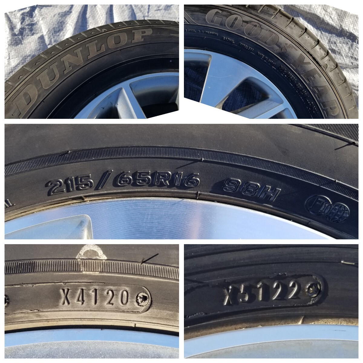 TOYOTA Toyota Alphard Vellfire ATH20W hybrid оригинальный б/у колесо 4шт.@6.5J 16 дюймовый PCD114.3 5 дыра +33 ступица 60