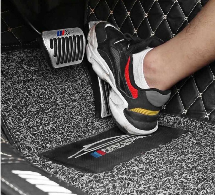* новый товар *BMW M спорт алюминиевая педаль сверление не необходимо модель 5 6 7 серии серебряный X3 X4 E60 E61 F65 E63 F01 F10 F11 F07 F06
