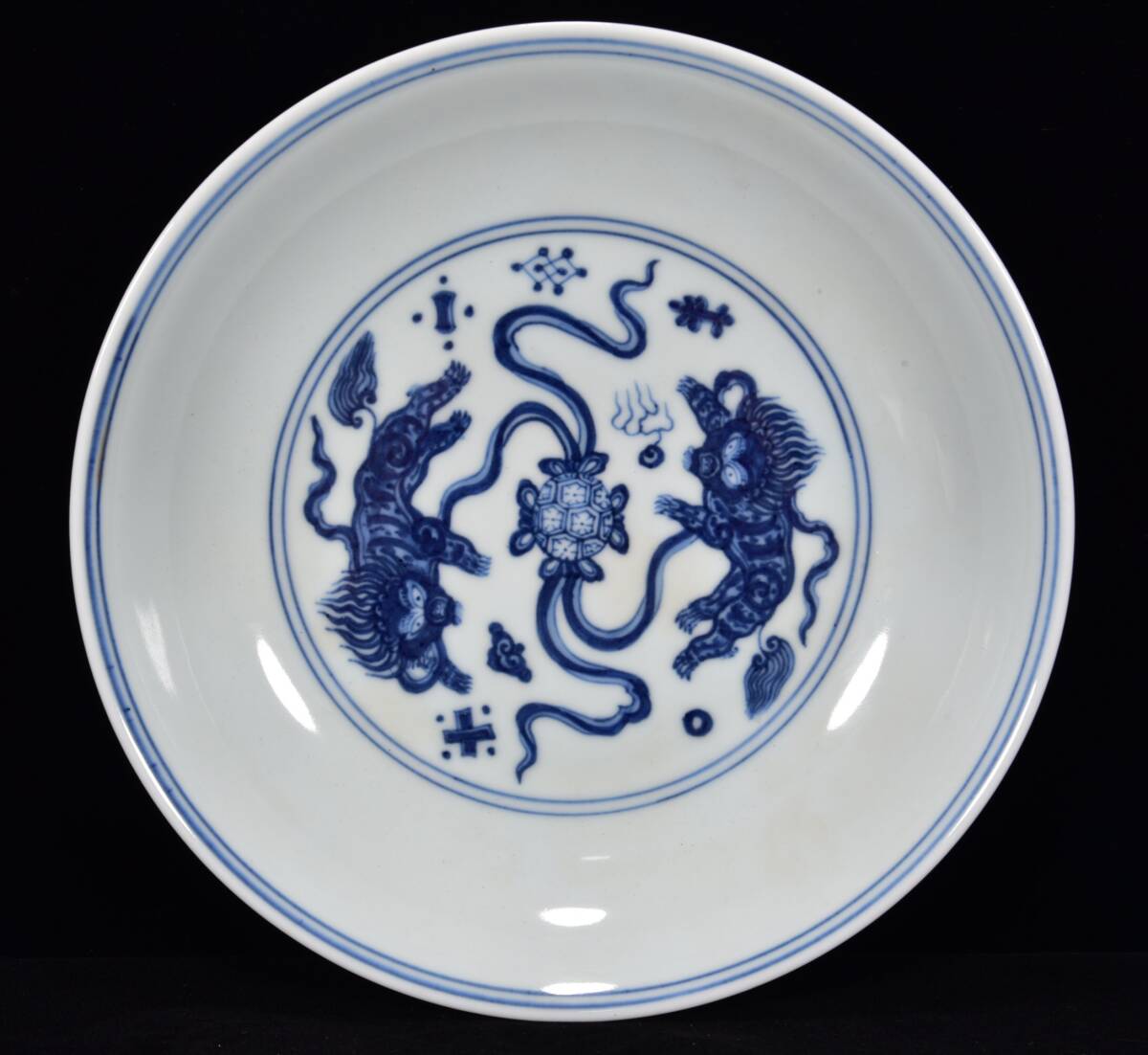 【蔵友館蔵品・明・宣德年製款・古陶瓷品・釉裡紅・留白・龍紋・梅瓶】・希少珍品・置物・賞物・中国時代美術 明