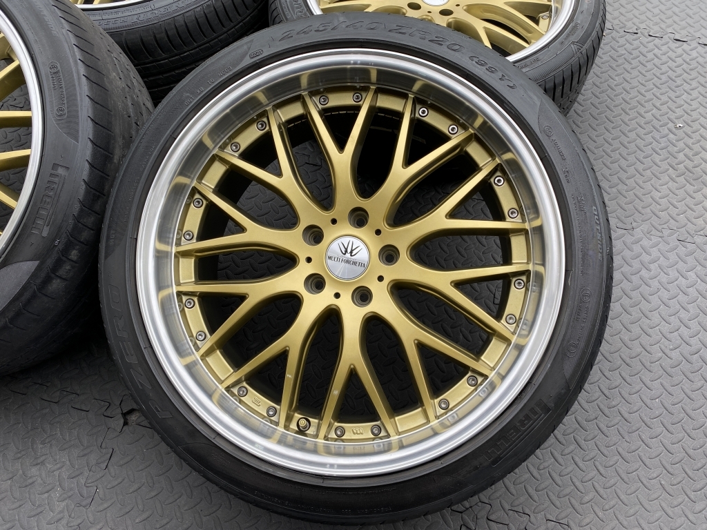 ホイールロクサーニ マルチフォルケッタ ゴールドペイント