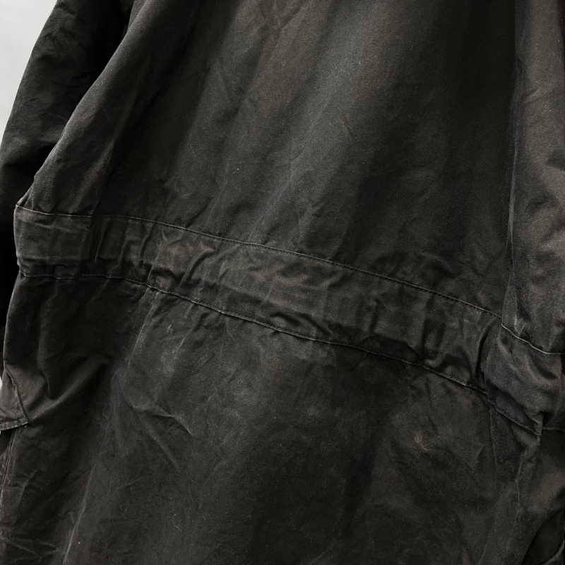 AUBERGE/オーベルジュ/LANCASTER/ランカスター/超高密度ミリタリーコットン コールドウェザーパーカ/アルパカボア/フェードブラック/40_画像6