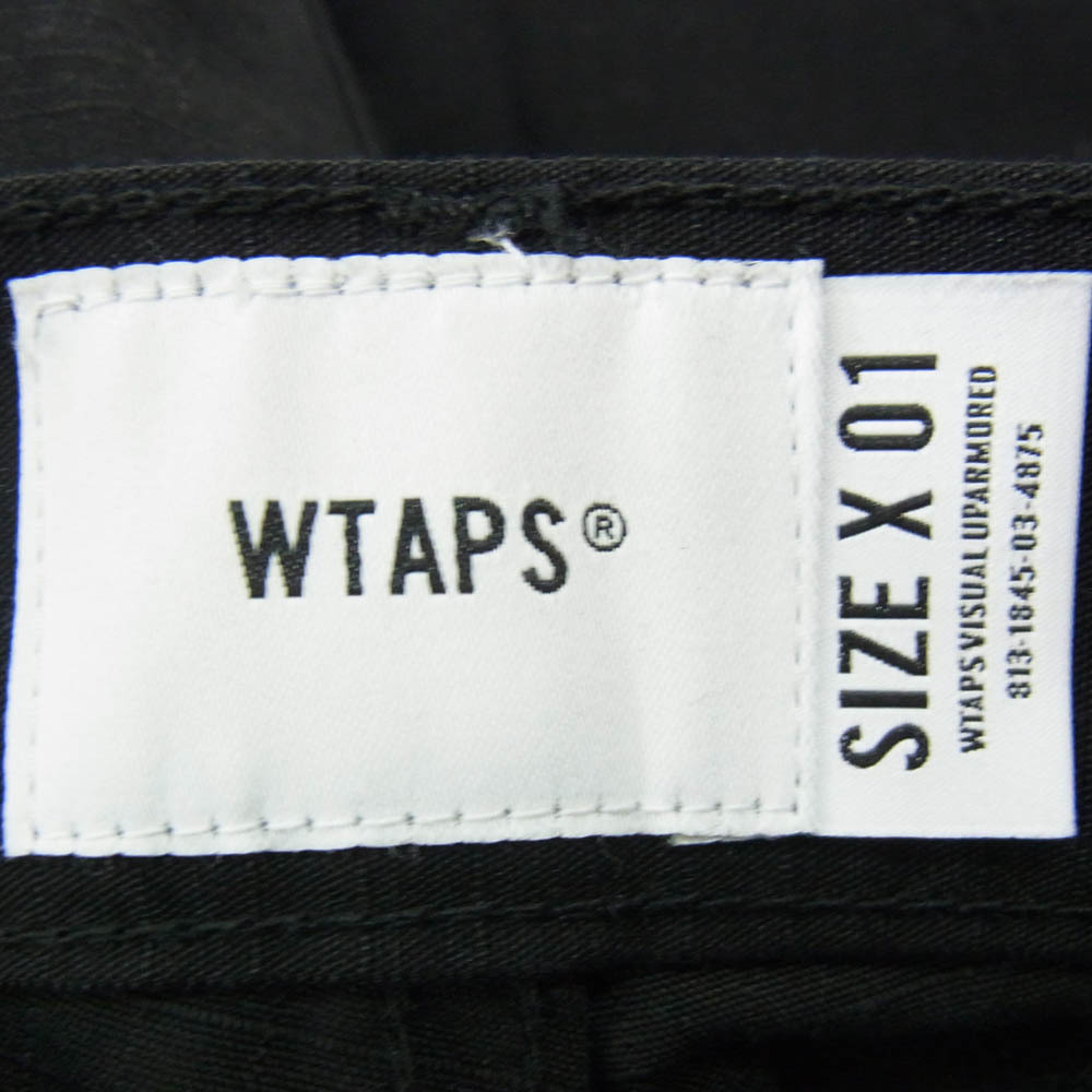 WTAPS ダブルタップス 20AW 202WVDT-PTM01 JUNGLE STOCK TROUSERS ジャングル ストック トラウザーズ パンツ ブラック系 X01【中古】_画像3