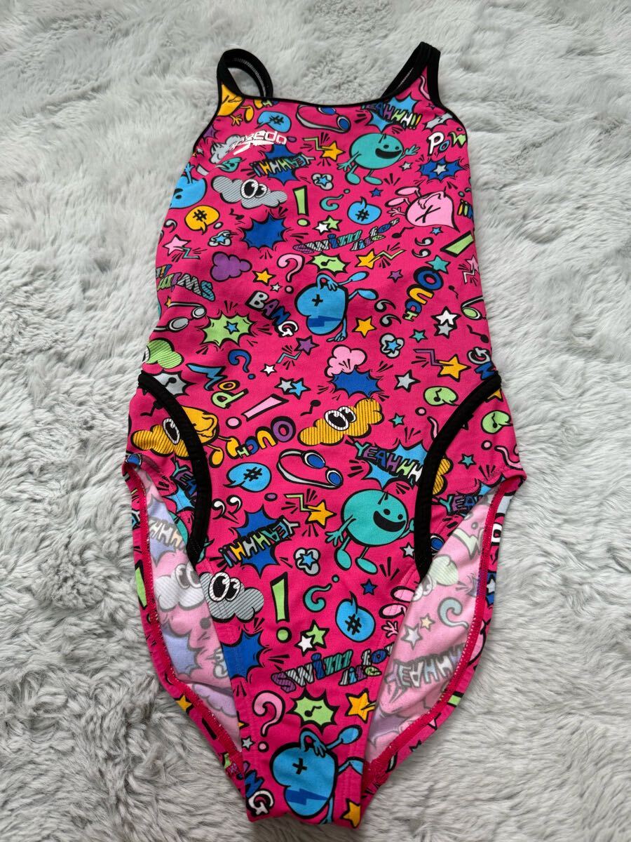 スピード 競泳水著 140 ハイカット 女子 練習(xí)用 記名有