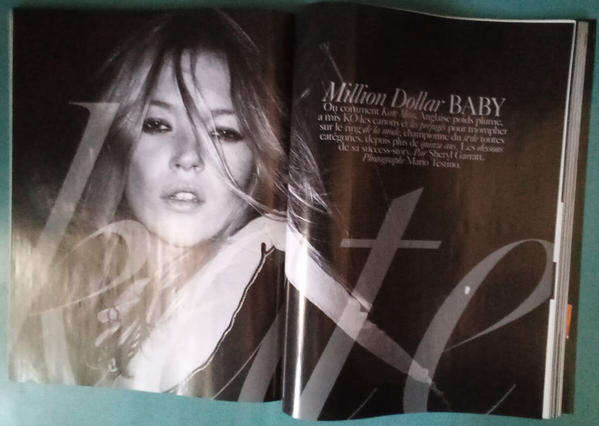 [ новый товар нераспечатанный ] VOGUE PARIS 2005 NO.863 Kate * Moss Gemma Ward Mario Sorrenti Craig McDean Steven Klein David Sims Terry Richardson