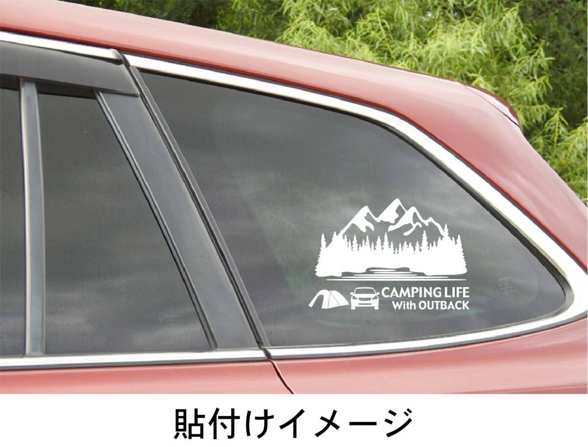 WR-V DG5 CAMPING LIFE ステッカー (Lサイズ) アウトドア キャンプ シール デカール_画像4