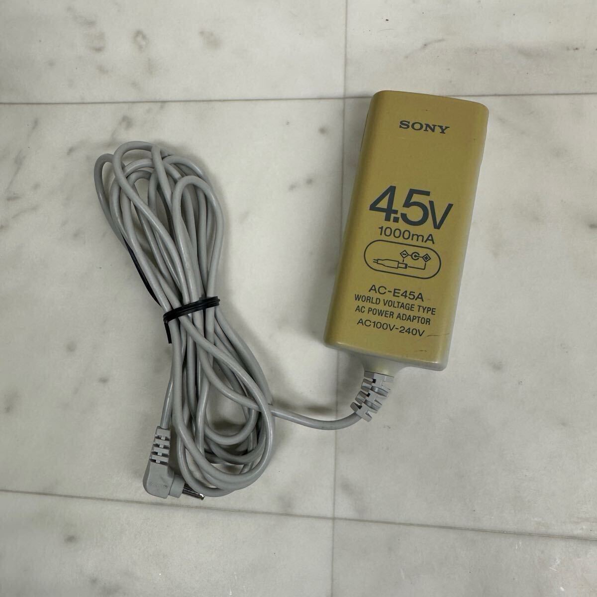 SONY ソニー 純正 AC-E45A 純正 ACアダプター 充電器 4.5V 1000mA 動作未確認【管4109T】_画像1