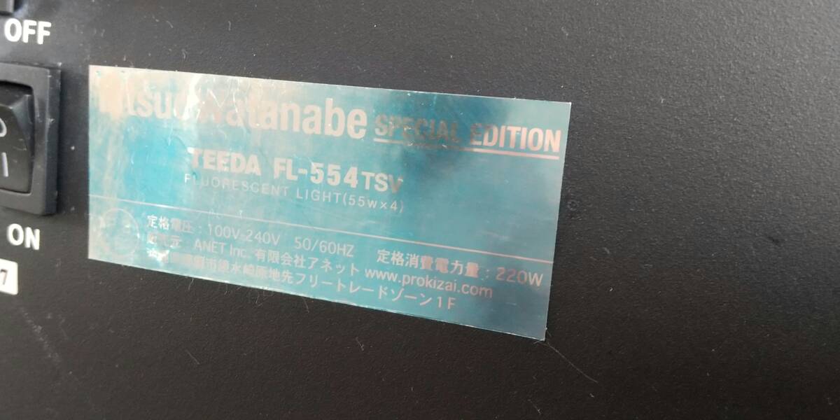 TEEDA FL-554TSV[ソフトケースkit]]蛍光燈ライト 100V 照明 撮影用ライトTastuoWatanabeSpecialEdition(直接手渡し可)