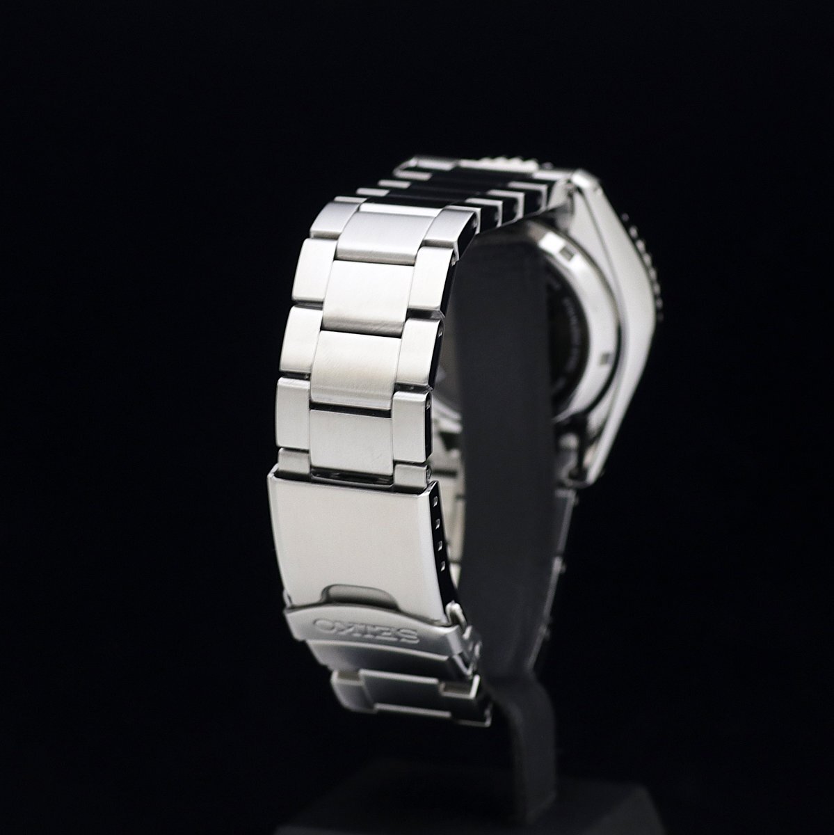 1円～ 超美品 保証殘 日差良好 セイコー SKX Sports タイムソナー SRPJ45K1 4R36-13N0 SS メンズ 自動(dòng)巻 ブルーグリーン文字盤(pán) 箱保取