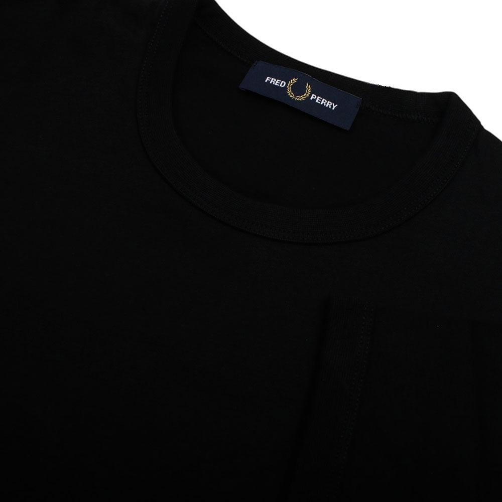フレッドペリー FRED PERRY Ringer T-Shirt Tシャツ M3519-102-BLACK-S ユニセックス ブラック Tシャツ