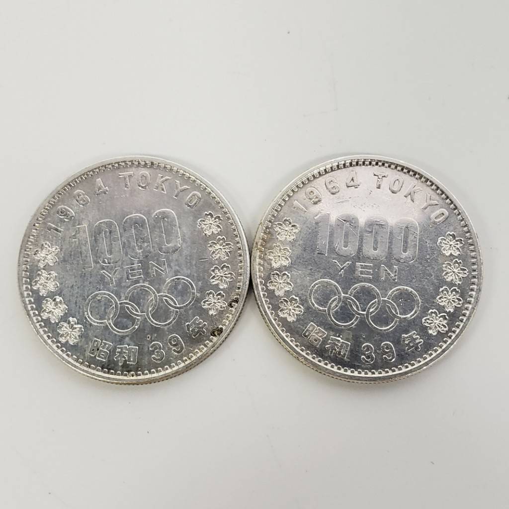 楽天市場】昭和39年 東京オリンピック記念1000円銀貨幣 1964年