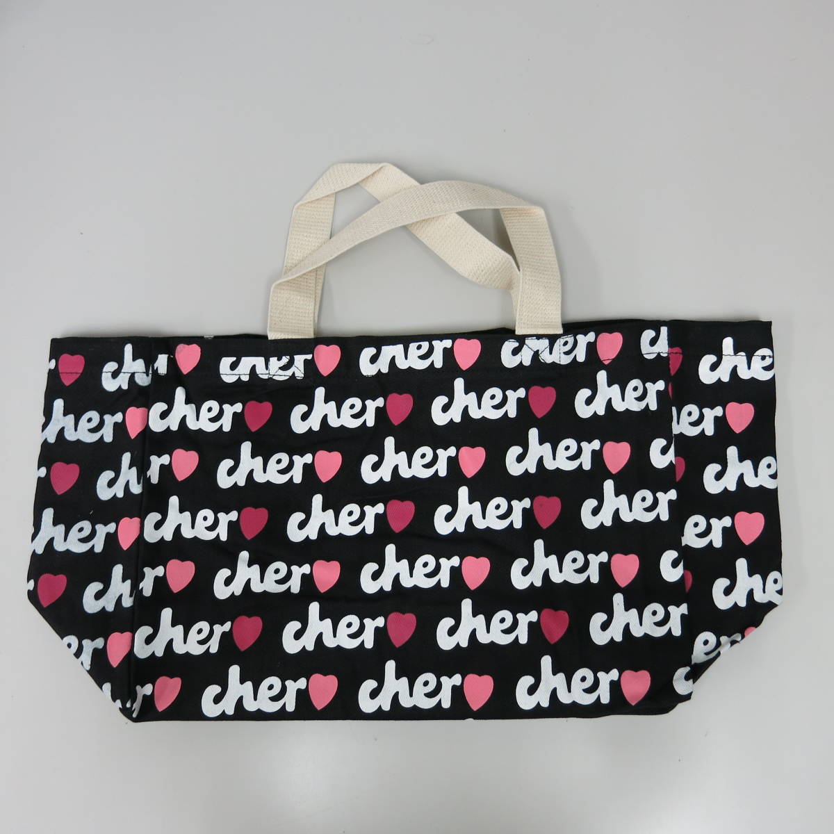 Cher シェル トートバック ブラック Mサイズ_画像1