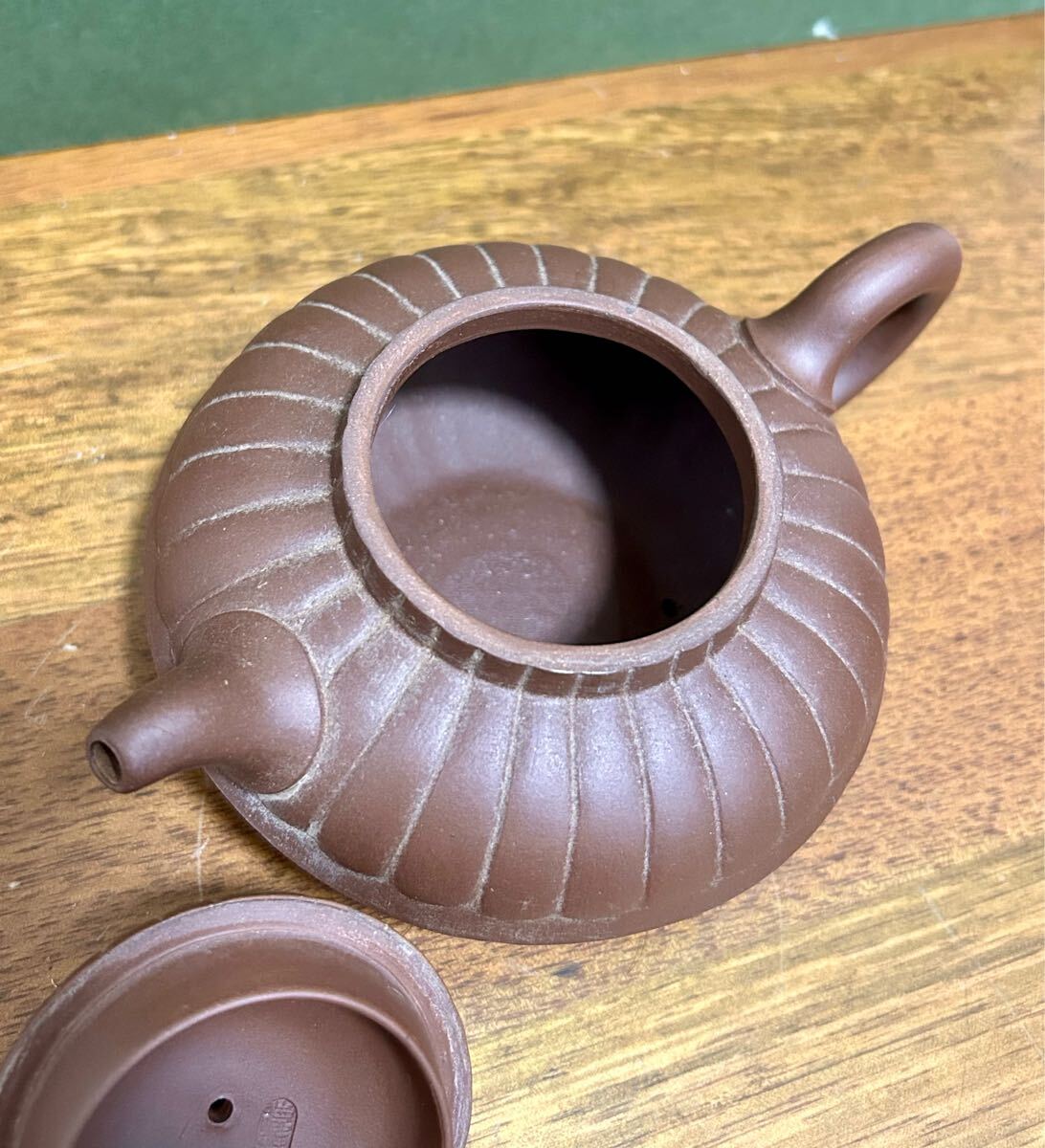 大割引 自宅保管品】中国/急須/紫砂壺/伝統/茶器/茶道具/中国美術//煎茶 施釉陶