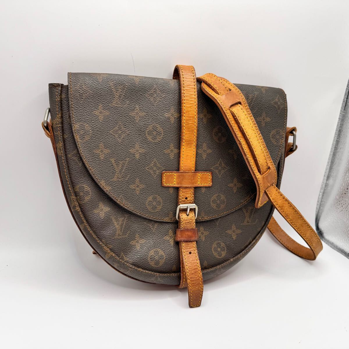LOUIS VUITTON Louis Vuitton монограмма Chantez .GM сумка на плечо 