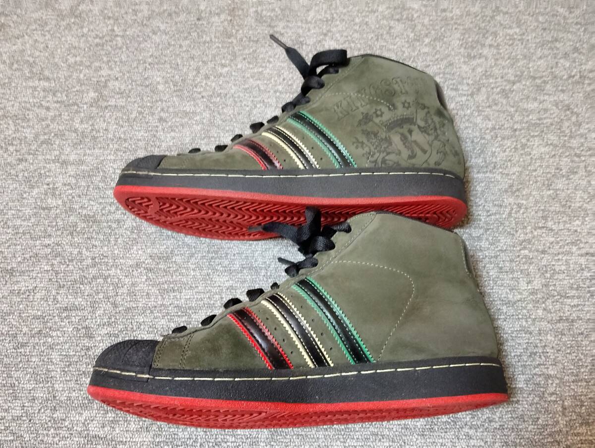 adidas KINGSTON 　ハイカット　レゲエ　ラスタ　貴重　REGGAE RASTA US8 1/2 26.5cm