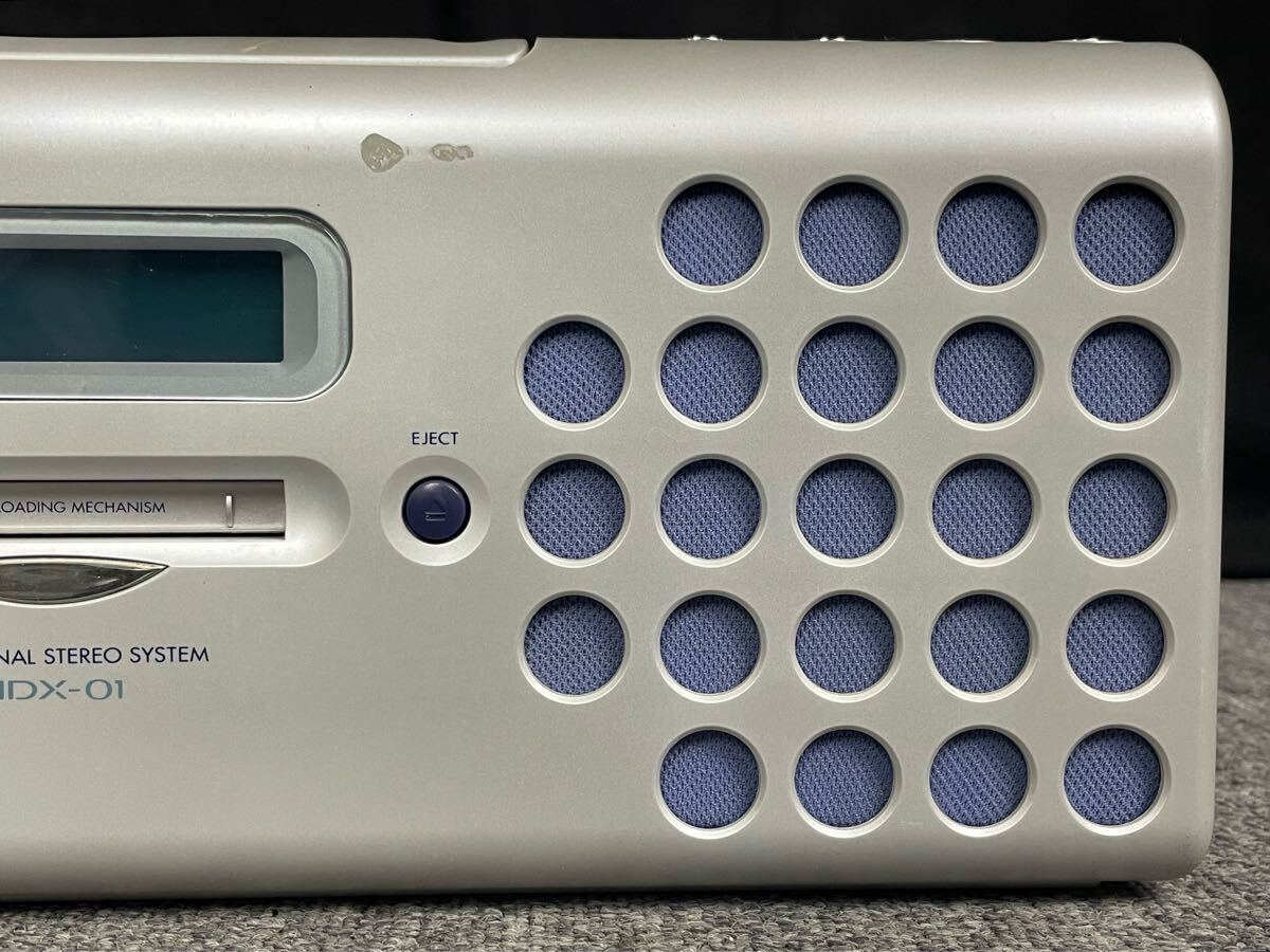內(nèi)206 動(dòng)作確認(rèn)済み　KENWOOD ケンウッド　CD/MDラジカセ『MDX-01』ＭＤパーソナルステレオシステム　MD/CDシステム　コード付き
