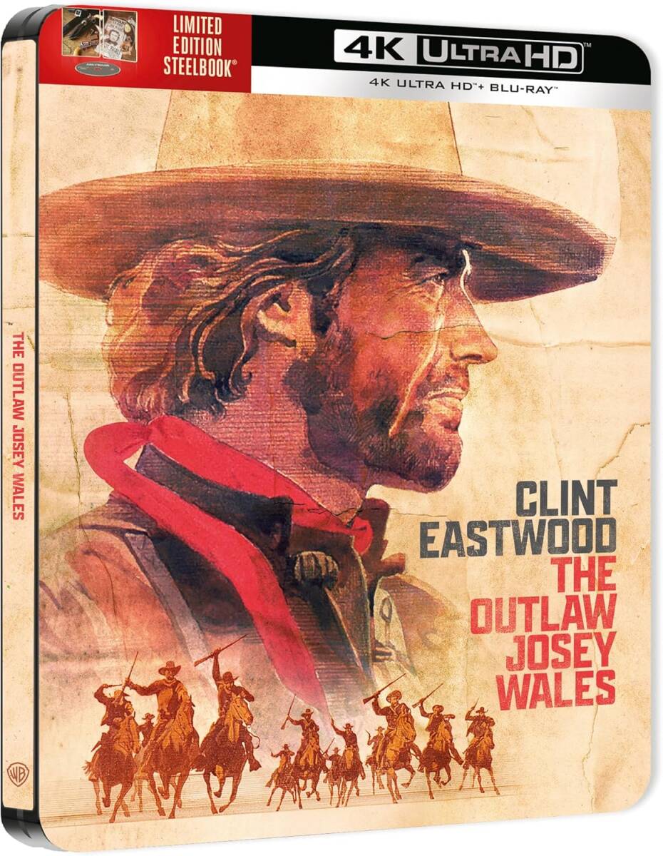 クリント?イーストウッド アウトロー/THE OUTLAW JOSEY WALES 國內(nèi)未発売 4K UHD+Blu-ray 海外限定スチールブック