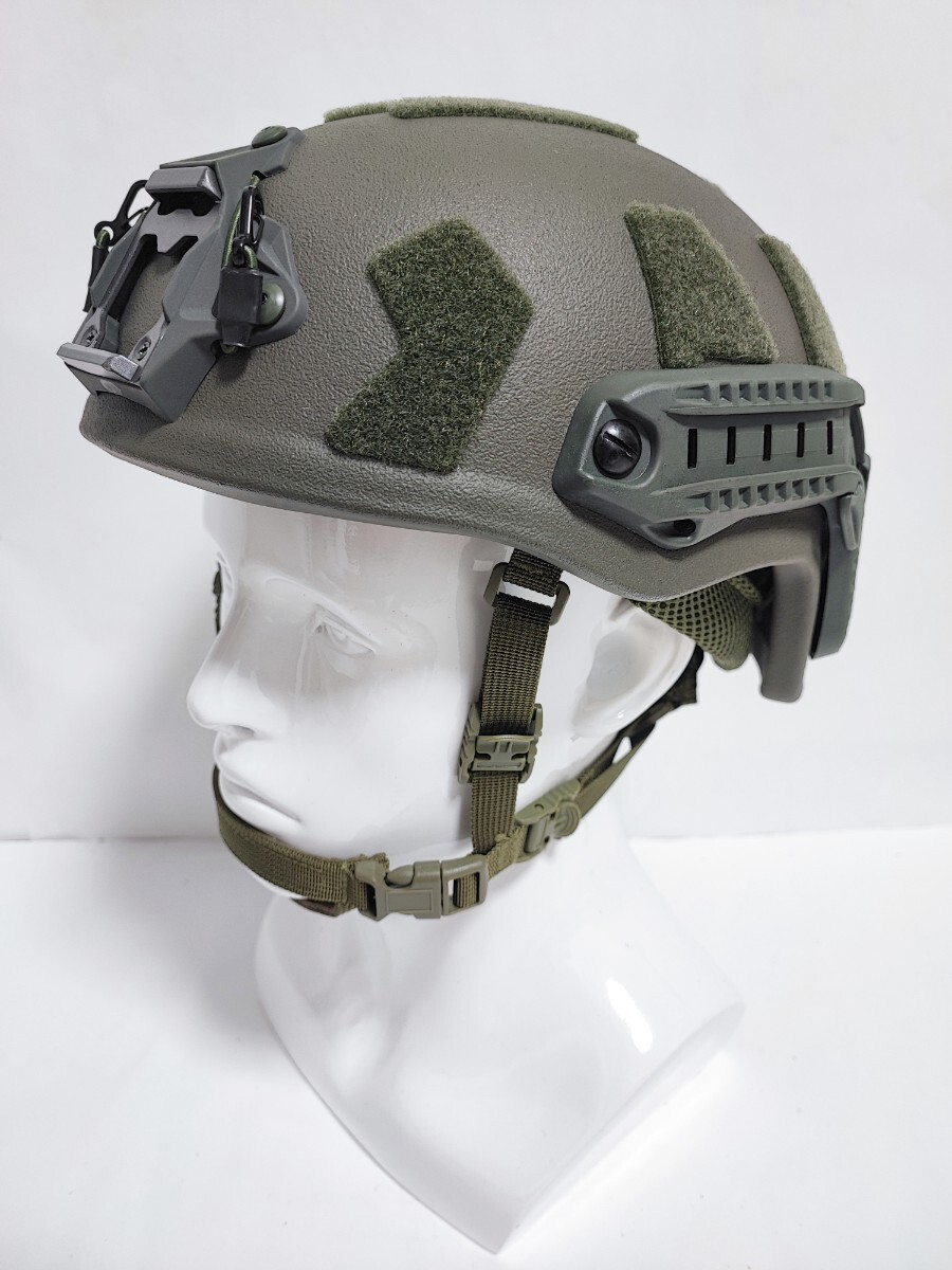 JJW製 NIJ レベル3A Fast SF 防弾ヘルメット OD M/L 1 JJW製 NIJ レベル3A Fast SF 防弾ヘルメット OD サイズM/L 55