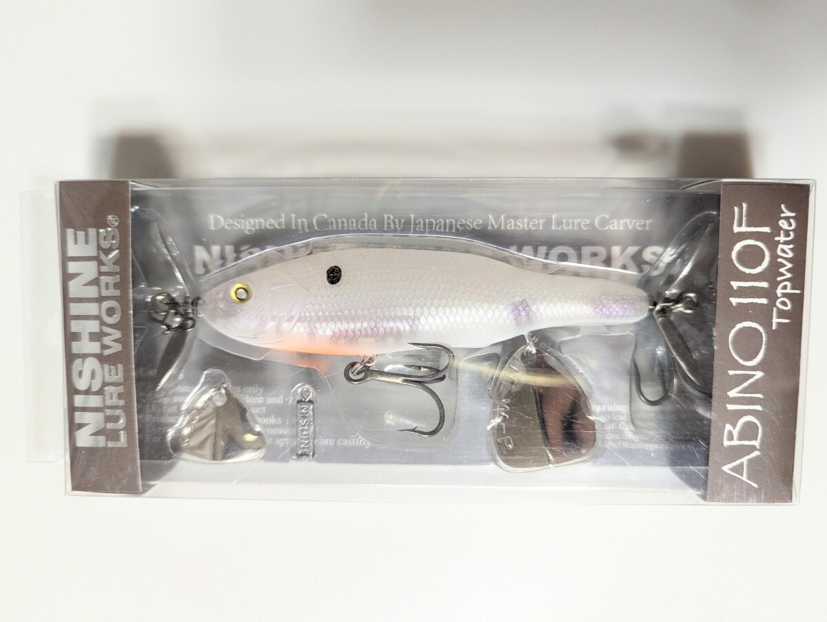 nisine искусственная приманка Works abino-110F #Pearl Flash